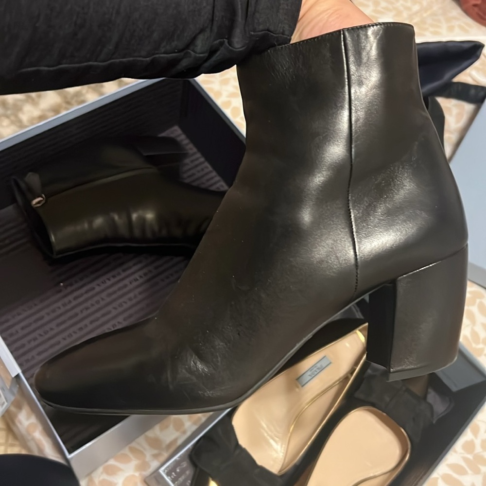Prada Calzature Donna leather boots 10.5